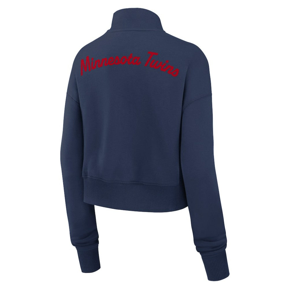 Minnesota Twins Nike Women's Primetime Phoenix Fleece Half-Zip Sweatshirt | MLB Sale