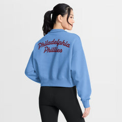 Philadelphia Phillies Nike Women's Primetime Phoenix Fleece Half-Zip Sweatshirt | MLB Near me