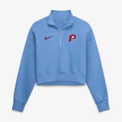 Philadelphia Phillies Nike Women's Primetime Phoenix Fleece Half-Zip Sweatshirt | MLB Near me