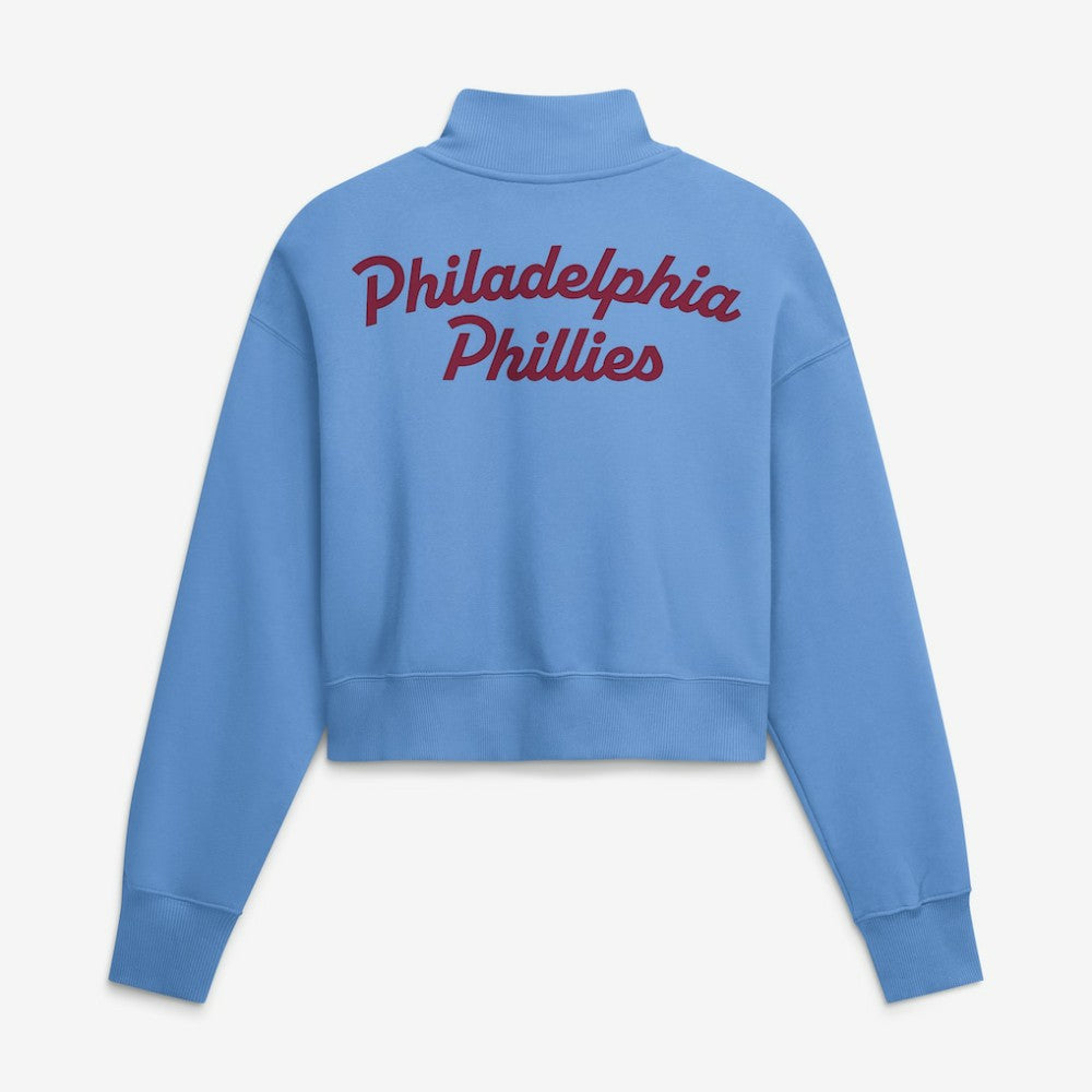 Philadelphia Phillies Nike Women's Primetime Phoenix Fleece Half-Zip Sweatshirt | MLB Near me