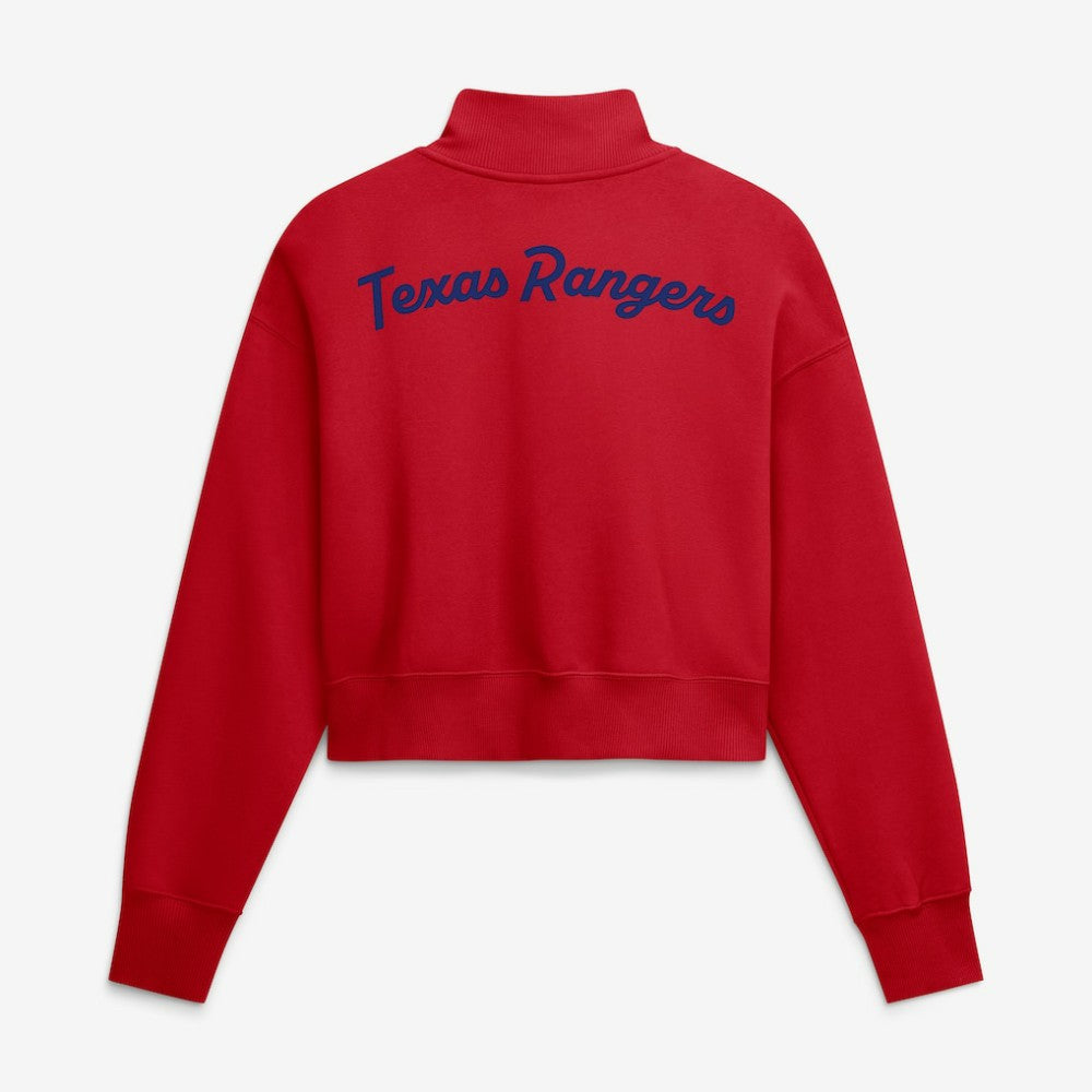 Texas Rangers Nike Women's Primetime Phoenix Fleece Half-Zip Sweatshirt | MLB Sale