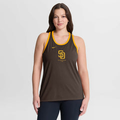 San Diego Padres Nike Women's Tri-Blend Dri-FIT Racerback Tank Top | MLB For sale