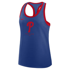 Philadelphia Phillies Nike Women's Tri-Blend Dri-FIT Racerback Tank Top | MLB On Sale