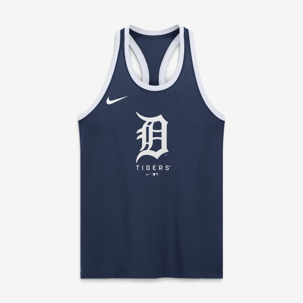 Detroit Tigers Nike Women's Tri-Blend Dri-FIT Racerback Tank Top | MLB New