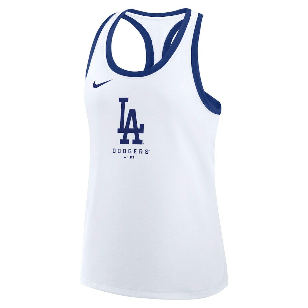 Los Angeles Dodgers Nike Women's Tri-Blend Dri-FIT Racerback Tank Top | MLB Near me