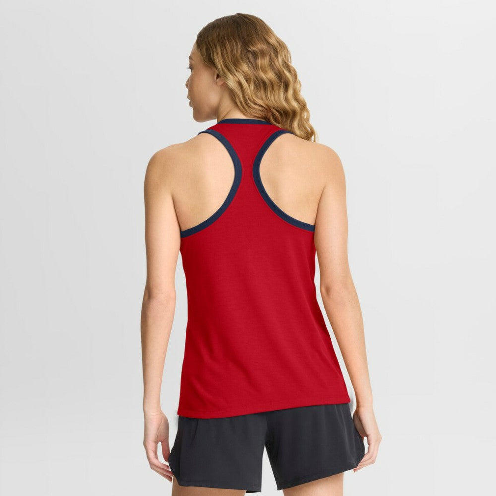 Atlanta Braves Nike Women's Tri-Blend Dri-FIT Racerback Tank Top | MLB Shop