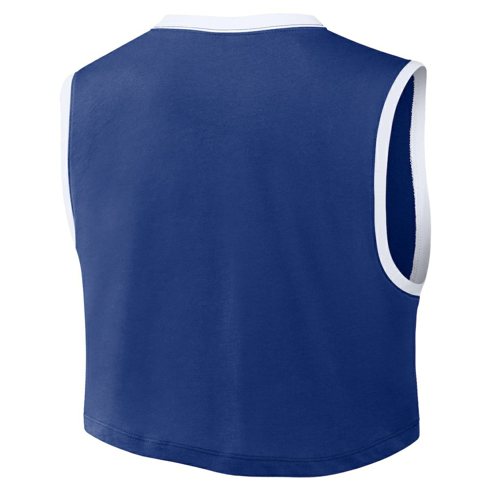 Chicago Cubs Nike Women's Primetime Loose Dri-FIT Cropped Tank Top | MLB Sale