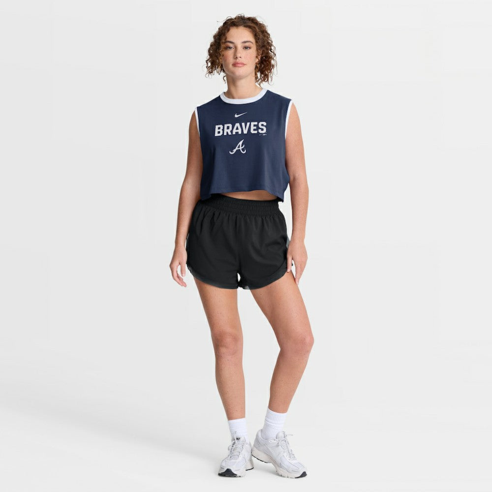 Atlanta Braves Nike Women's Primetime Loose Dri-FIT Cropped Tank Top | MLB Near me