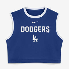 Los Angeles Dodgers Nike Women's Primetime Loose Dri-FIT Cropped Tank Top | MLB For sale