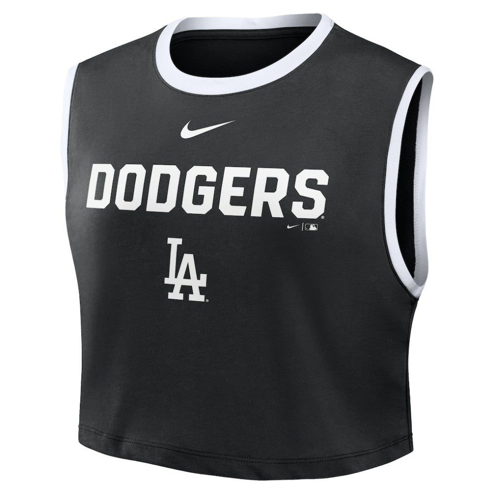 Los Angeles Dodgers Nike Women's Primetime Loose Dri-FIT Cropped Tank Top | MLB Discount
