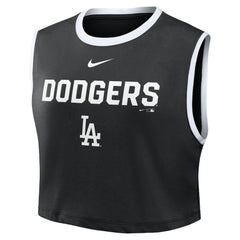 Los Angeles Dodgers Nike Women's Primetime Loose Dri-FIT Cropped Tank Top | MLB Discount