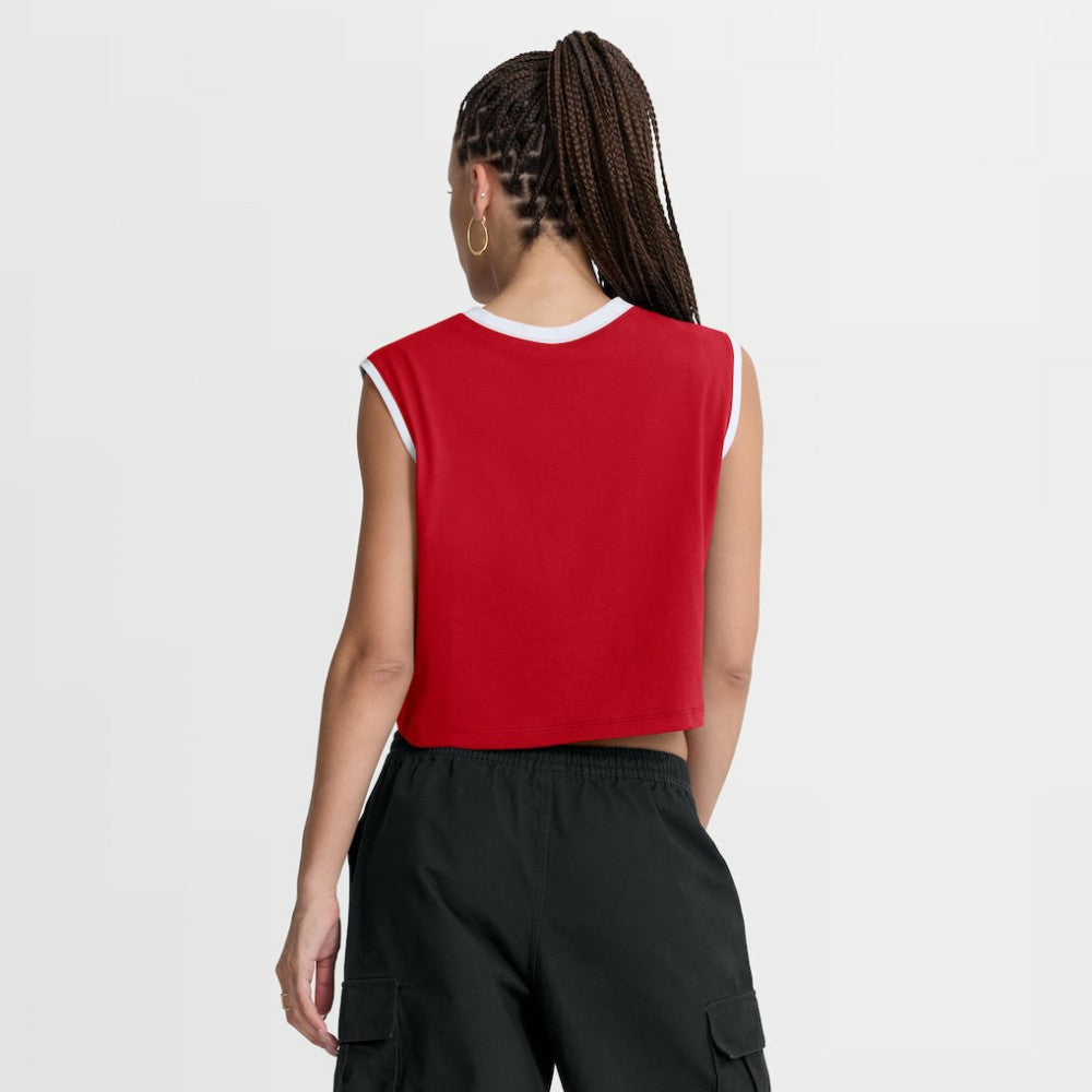 Philadelphia Phillies Nike Women's Primetime Loose Dri-FIT Cropped Tank Top | MLB Shop