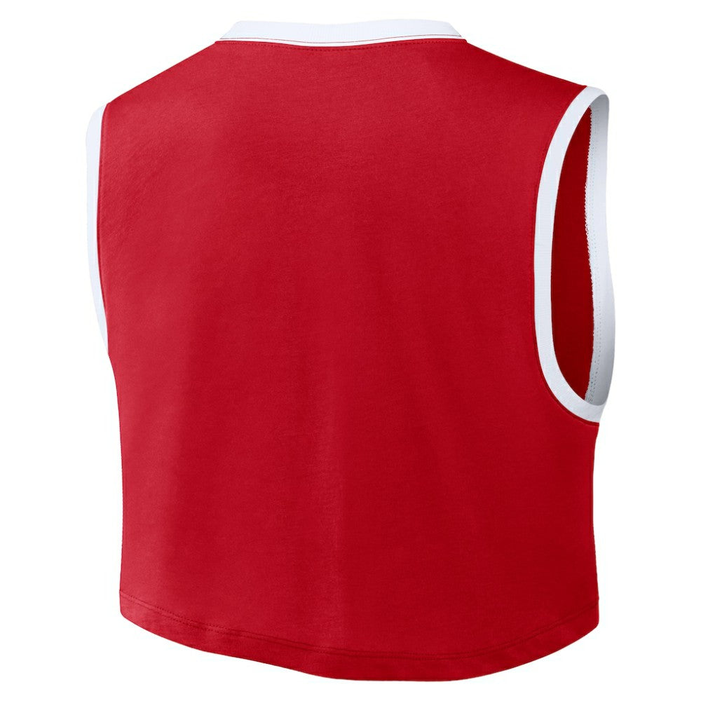 Philadelphia Phillies Nike Women's Primetime Loose Dri-FIT Cropped Tank Top | MLB Shop