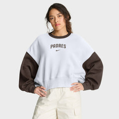San Diego Padres Nike Women's Oversized High Hip Fleece Sweatshirt | MLB For sale