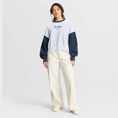 Atlanta Braves Nike Women's Oversized High Hip Fleece Sweatshirt | MLB Outlet