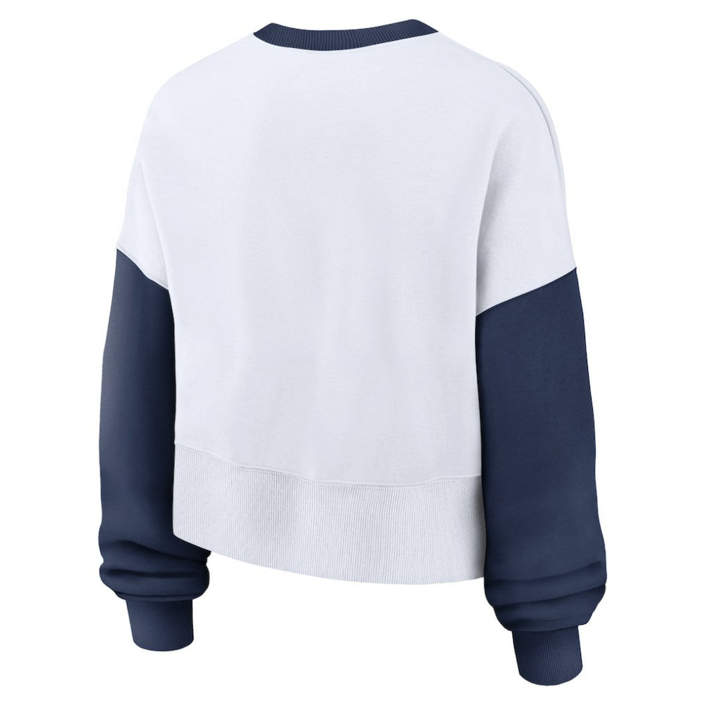 Atlanta Braves Nike Women's Oversized High Hip Fleece Sweatshirt | MLB Outlet