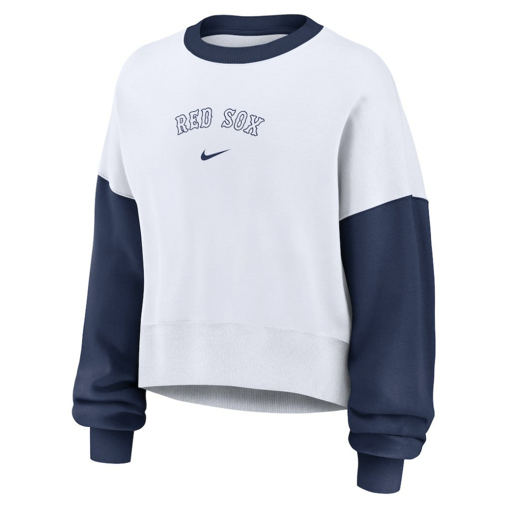 Boston Red Sox Nike Women's Oversized High Hip Fleece Sweatshirt | MLB Sale