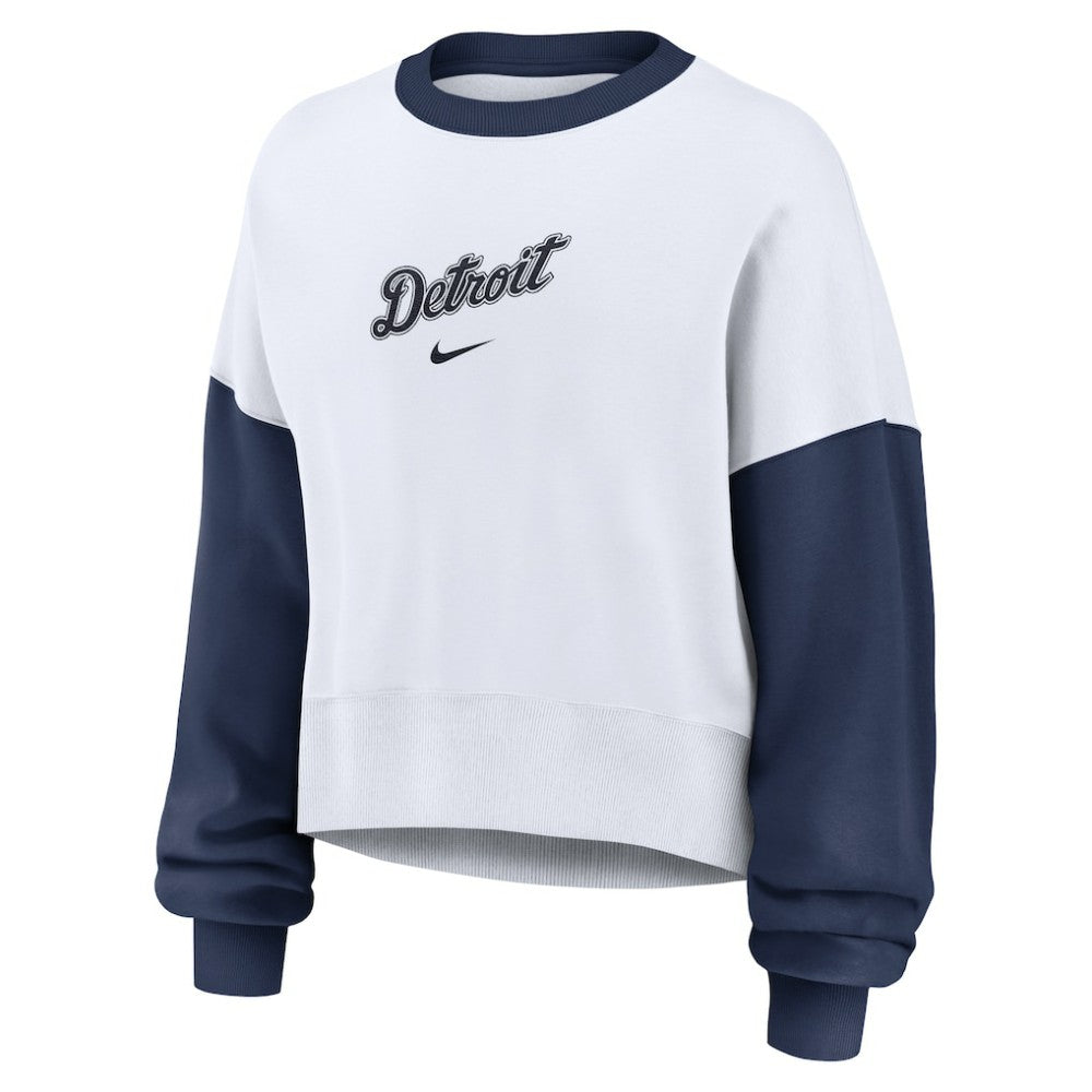 Detroit Tigers Nike Women's Oversized High Hip Fleece Sweatshirt | MLB Near me