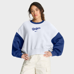 Los Angeles Dodgers Nike Women's Oversized High Hip Fleece Sweatshirt | MLB Near me
