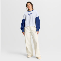 Los Angeles Dodgers Nike Women's Oversized High Hip Fleece Sweatshirt | MLB Near me