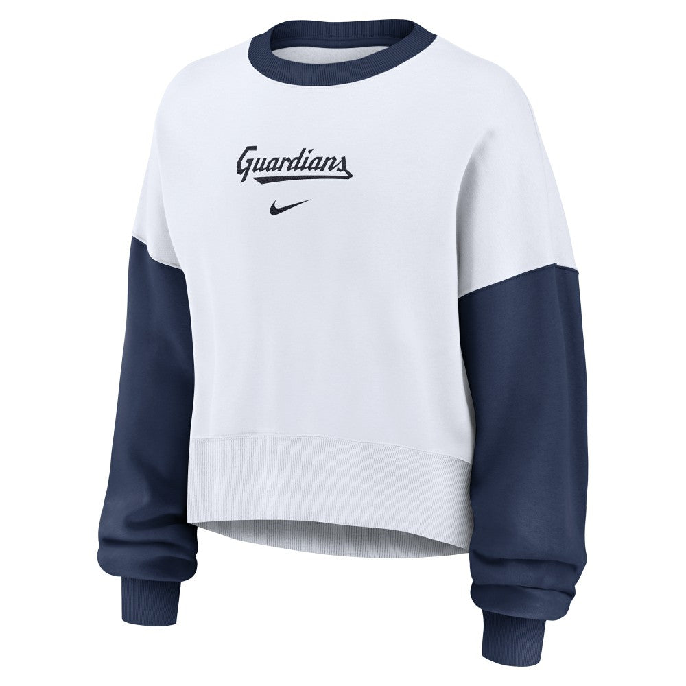 Cleveland Guardians Nike Women's Oversized High Hip Fleece Sweatshirt | MLB On Sale