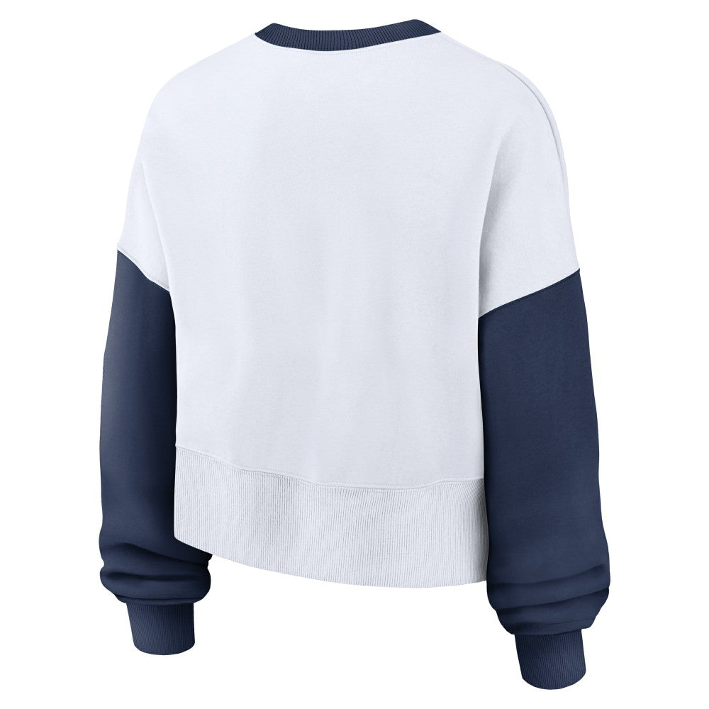 Cleveland Guardians Nike Women's Oversized High Hip Fleece Sweatshirt | MLB On Sale