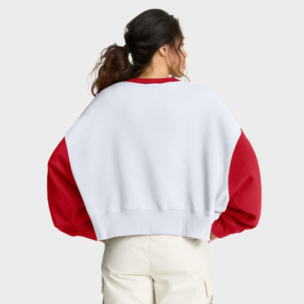Cincinnati Reds Nike Women's Oversized High Hip Fleece Sweatshirt | MLB Near me