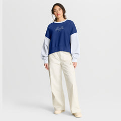 New York Mets Nike Women's Oversized High Hip Fleece Sweatshirt | MLB US