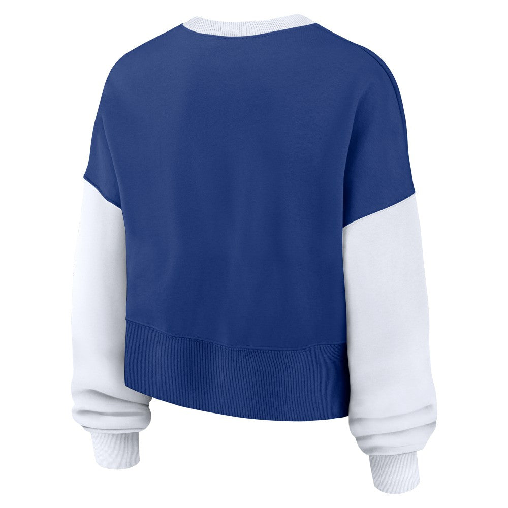 New York Mets Nike Women's Oversized High Hip Fleece Sweatshirt | MLB US