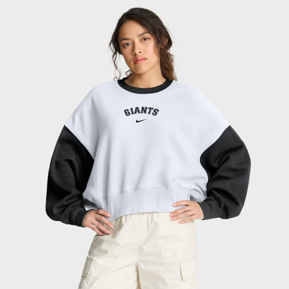 San Francisco Giants Nike Women's Oversized High Hip Fleece Sweatshirt | MLB On Sale
