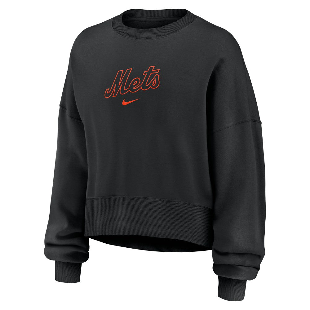 New York Mets Nike Women's Oversized Primetime Sweatshirt | MLB Online