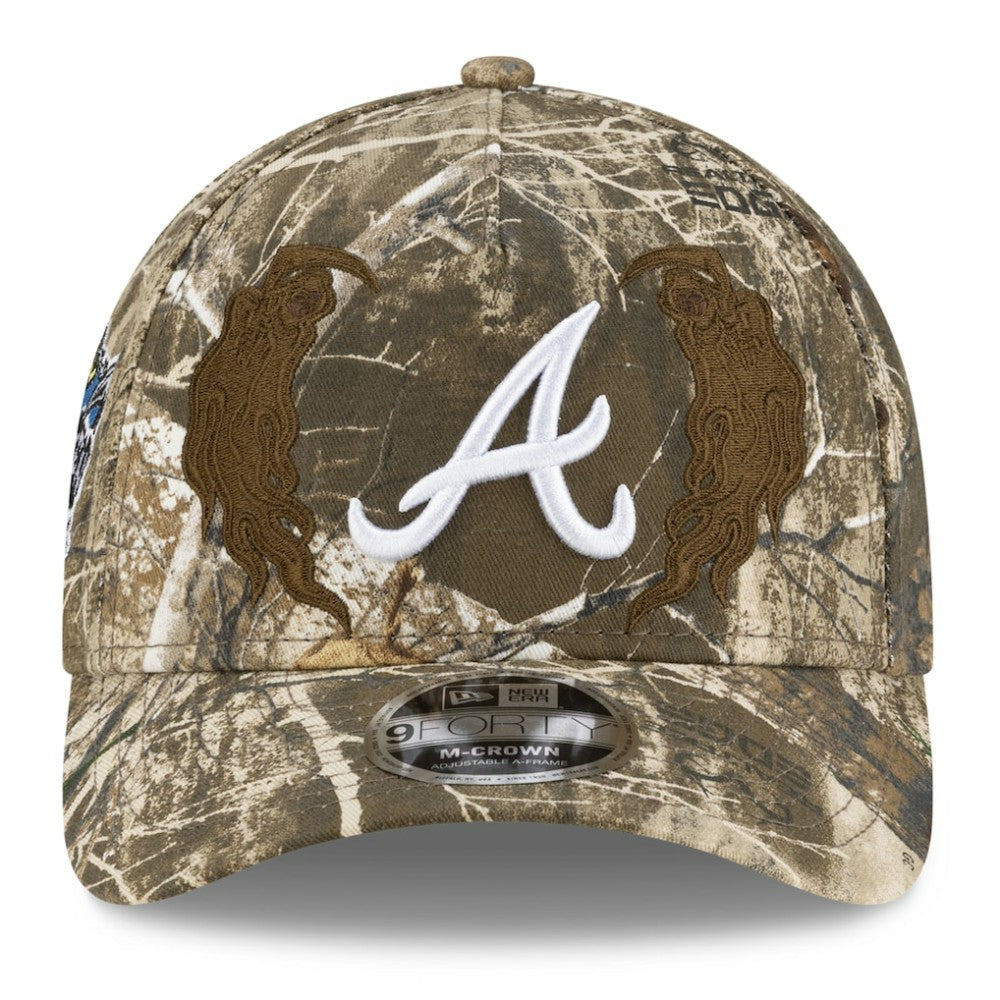 Atlanta Braves New Era x Warren Lotas Realtree 9FORTY A-Frame M-Crown Adjustable Hat | MLB Shop