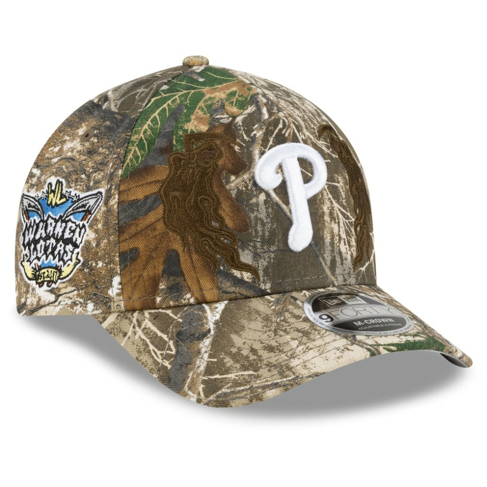 Philadelphia Phillies New Era x Warren Lotas Realtree 9FORTY A-Frame M-Crown Adjustable Hat | MLB Shop
