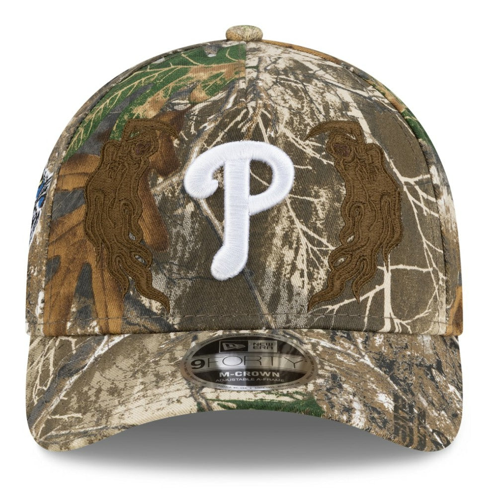 Philadelphia Phillies New Era x Warren Lotas Realtree 9FORTY A-Frame M-Crown Adjustable Hat | MLB Shop