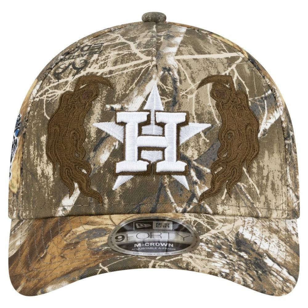 Houston Astros New Era x Warren Lotas Realtree 9FORTY M-Crown A-Frame Adjustable Hat | MLB US