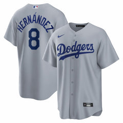 Enrique Hernández Los Angeles Dodgers Road Replica Jersey - Gray