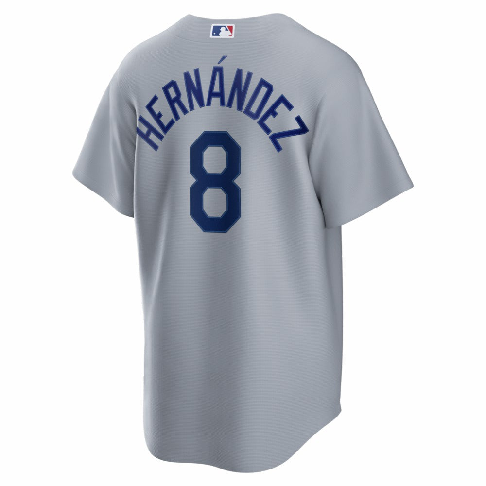 Enrique Hernández Los Angeles Dodgers Road Replica Jersey - Gray