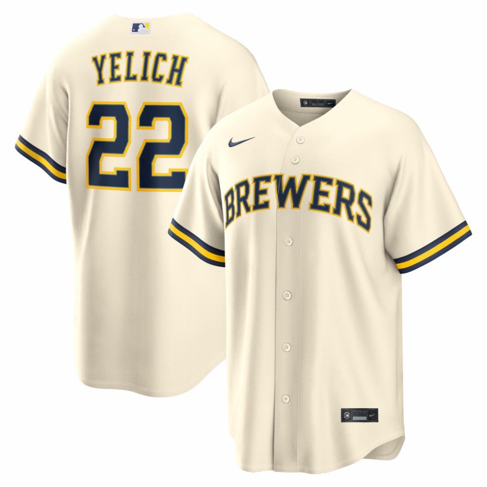 Christian Yelich Milwaukee Brewers Nike Home Replica Jersey | MLB Near me