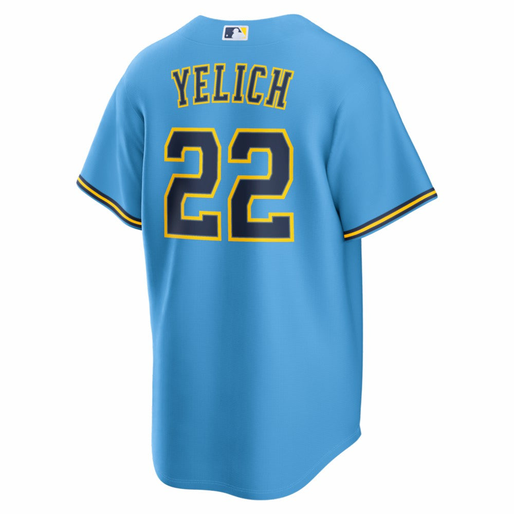 Christian Yelich Milwaukee Brewers Nike Road Replica Jersey | MLB On Sale
