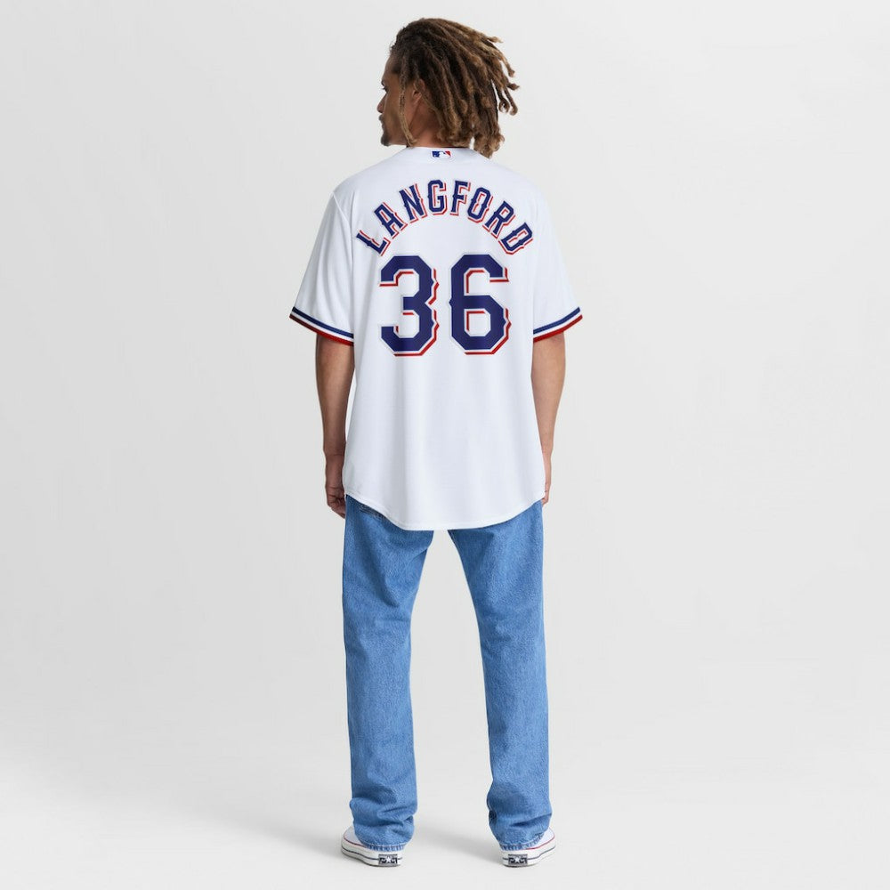 Wyatt Langford Texas Rangers Nike Home Replica Jersey | MLB Discount