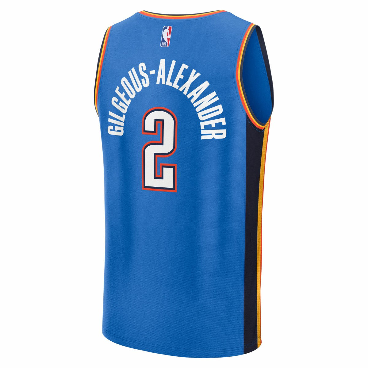 Shai Gilgeous-Alexander Oklahoma City Thunder Fast Break Replica Player Jersey Discount