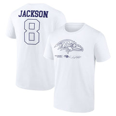 Baltimore Ravens  Lamar Jackson  Tonal Name & Number T-Shirt
