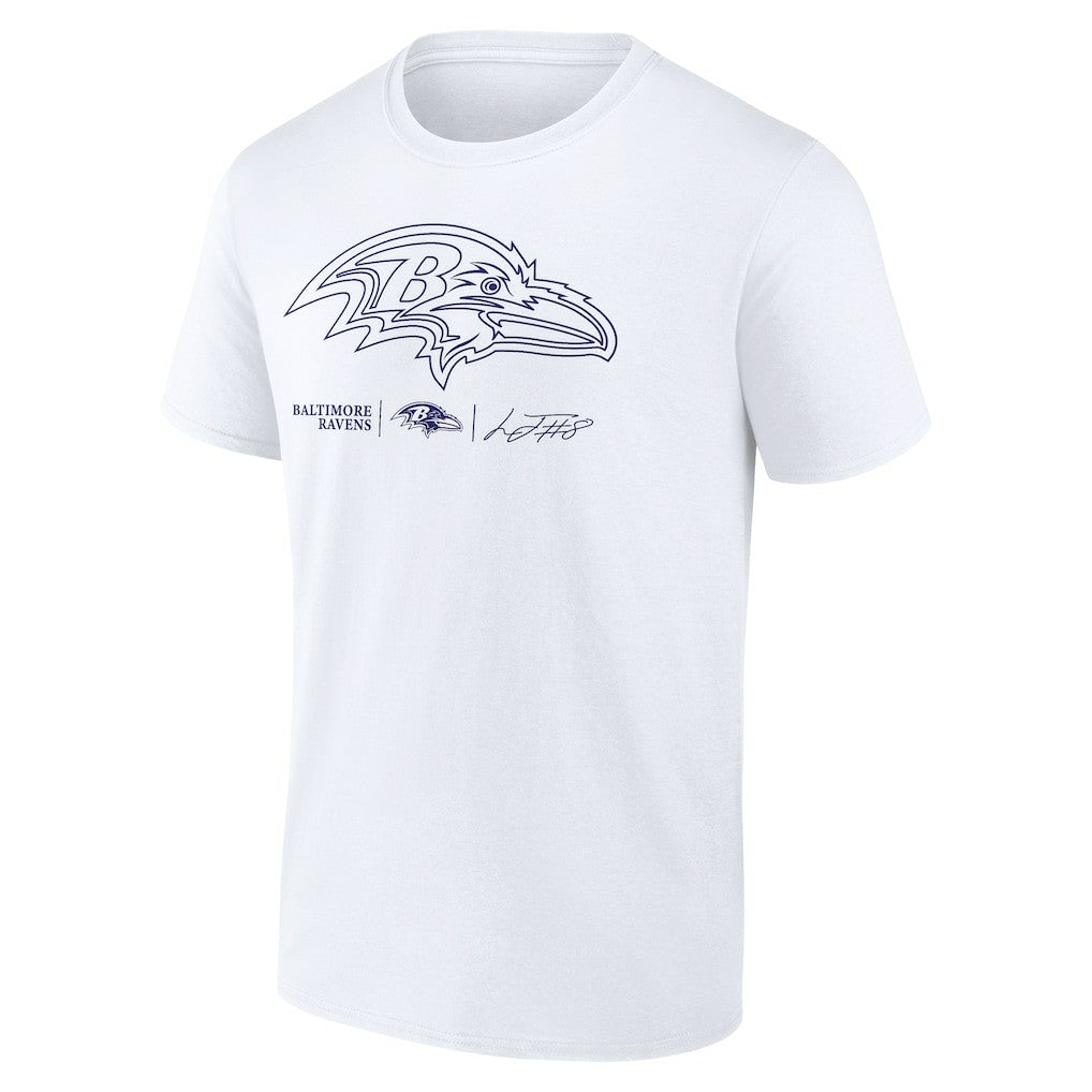 Baltimore Ravens  Lamar Jackson  Tonal Name & Number T-Shirt