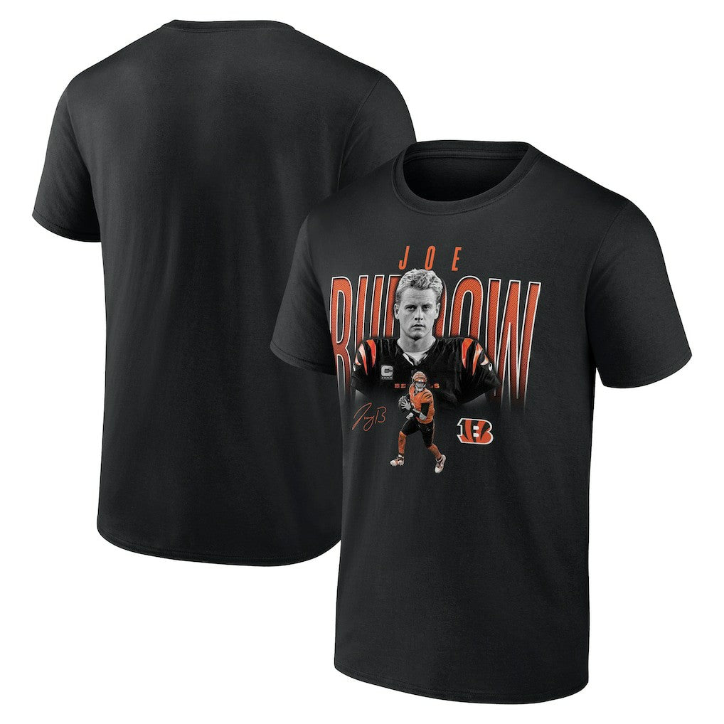Cincinnati Bengals  Joe Burrow  Humble Shadow Player T-Shirt