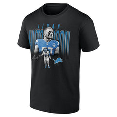 Detroit Lions  Aidan Hutchinson  Humble Shadow Player T-Shirt