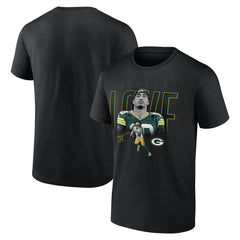 Green Bay Packers  Jordan Love  Humble Shadow Player T-Shirt