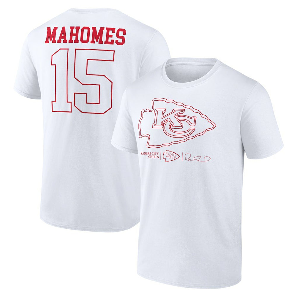 Kansas City Chiefs  Patrick Mahomes  Tonal Name & Number T-Shirt