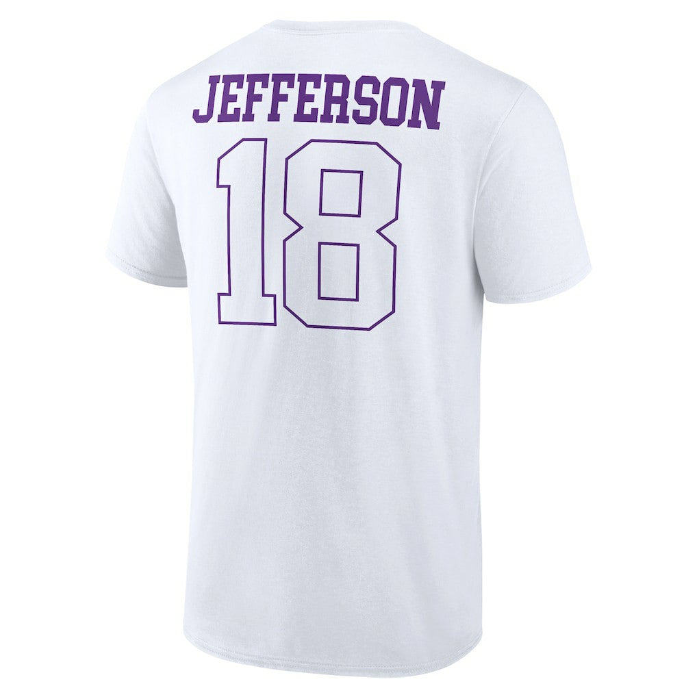 Minnesota Vikings  Justin Jefferson  Tonal Name & Number T-Shirt