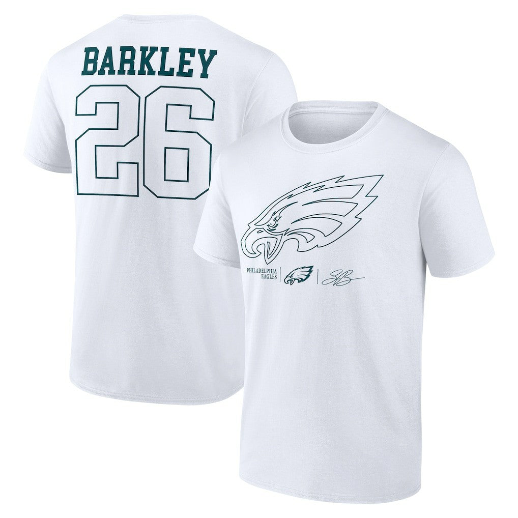 Philadelphia Eagles  Saquon Barkley  Tonal Name & Number T-Shirt