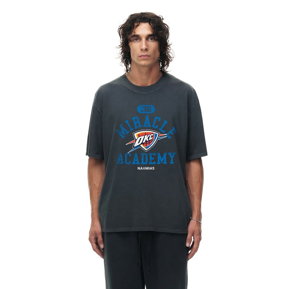 Oklahoma City Thunder Unisex Miracle Academy x NBA Collection Vintage Boxy T-shirt On Sale
